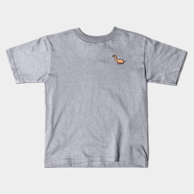 Apatosaur Kids T-Shirt by wally11